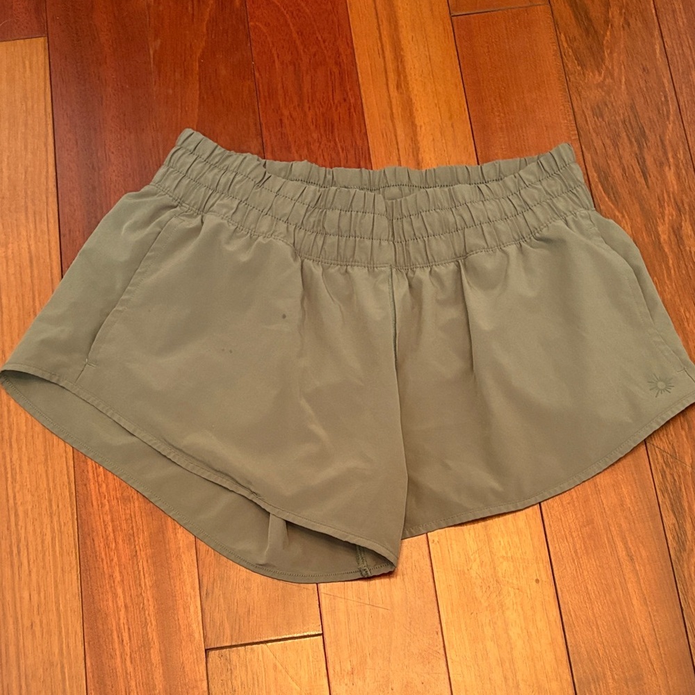 Aerie Sage Green Athletic Shorts